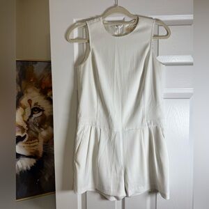 Michael Kors Cream Women’s Shorts Romper